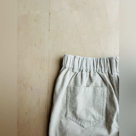 Cream Corduroy Pants - Picture 3 of 5